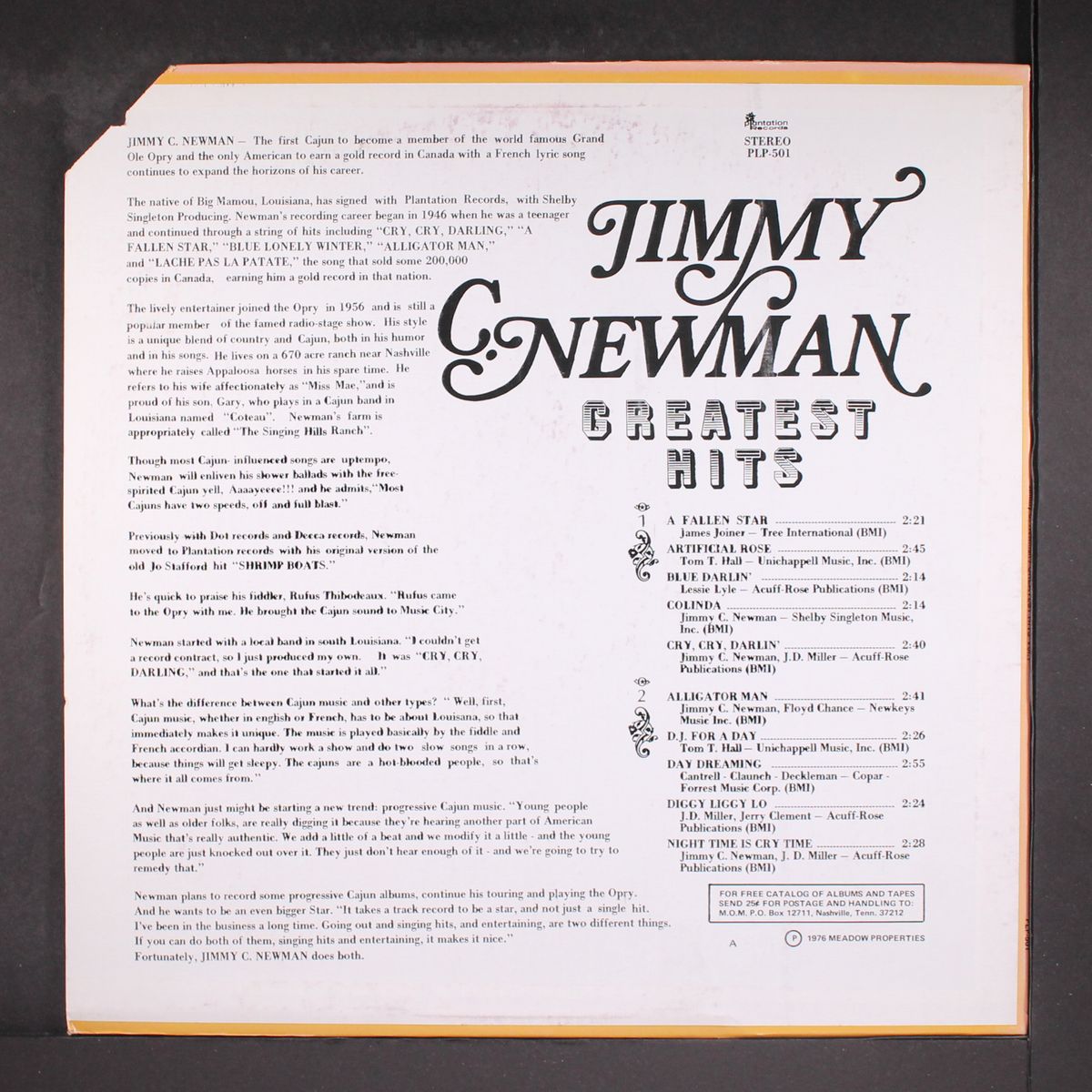greatest hits by JIMMY C. NEWMAN