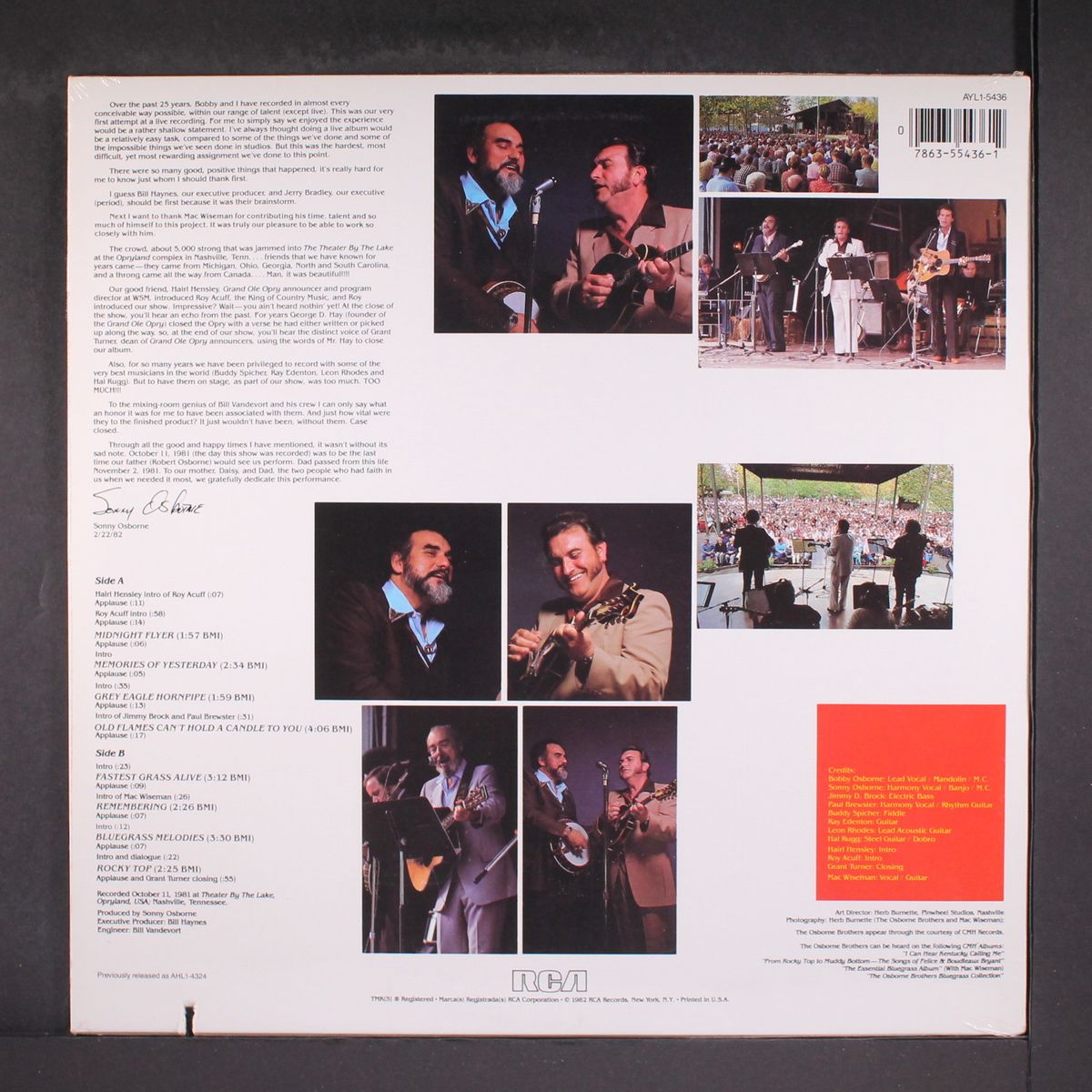 bluegrass spectacular by OSBORNE BROTHERS