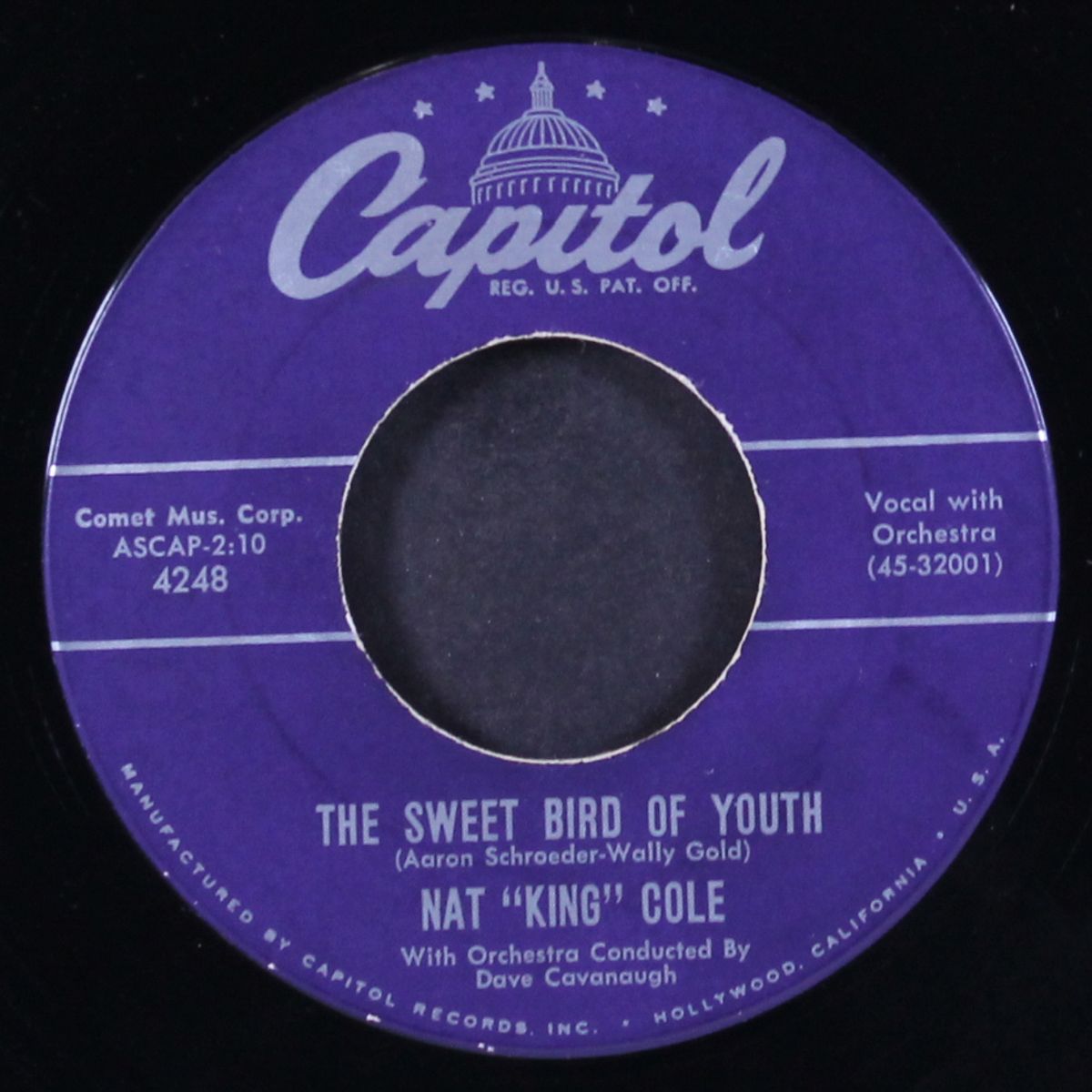 midnight flyer / the sweet bird of youth by NAT KING COLE