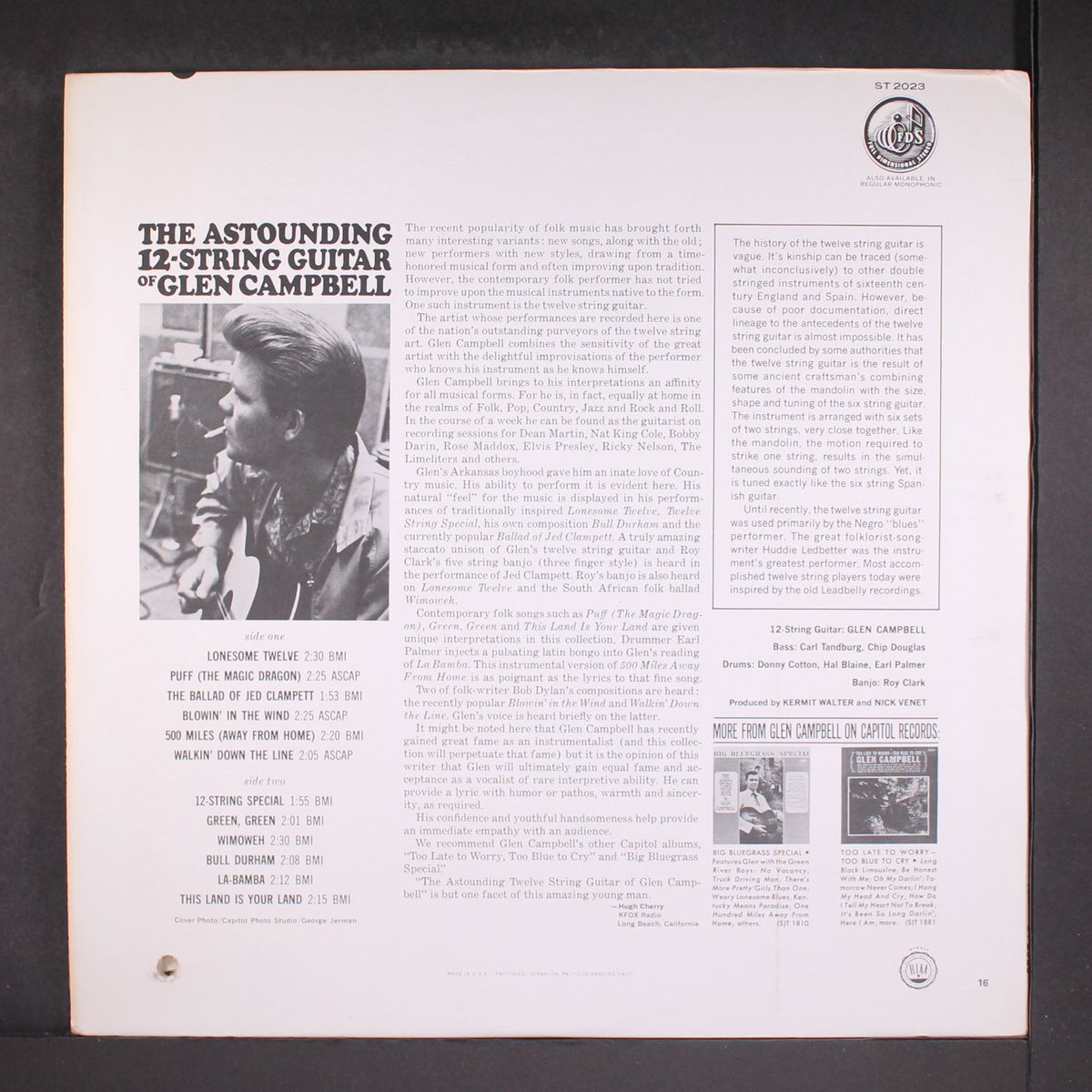 the astounding 12 string guitar of... by GLEN CAMPBELL