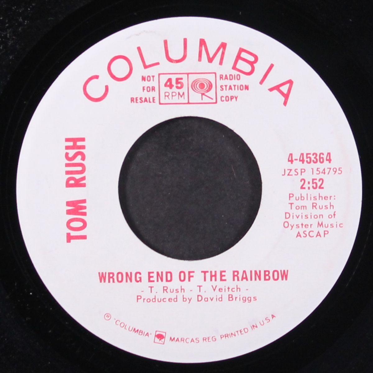 wrong end of the rainbow by TOM RUSH