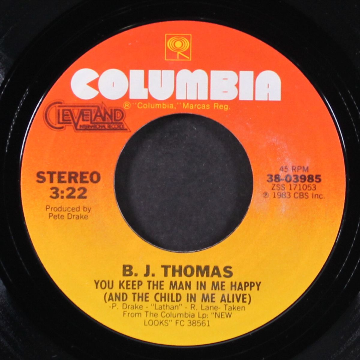 new looks from an old lover / you keep the man in me happy by B.J. THOMAS
