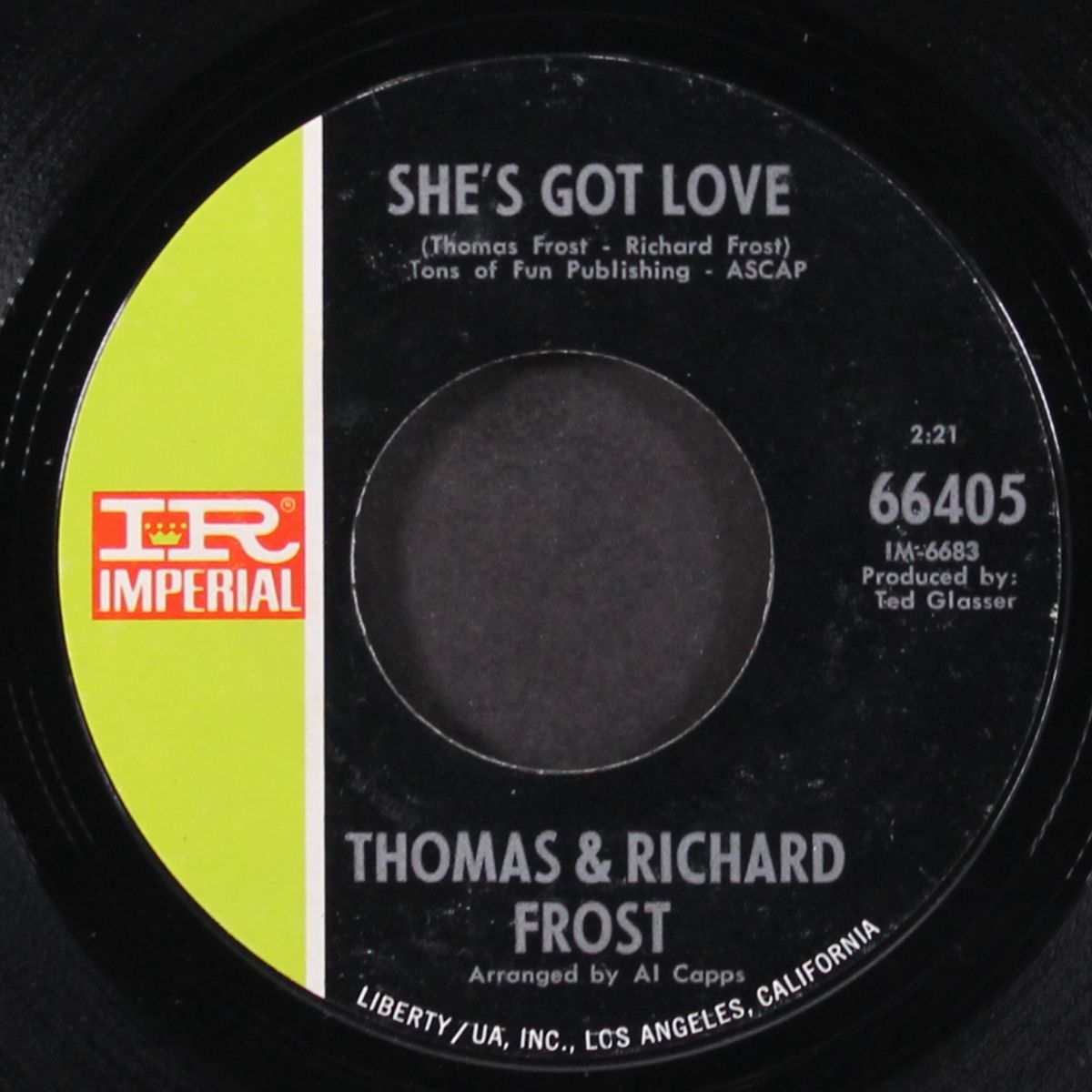 she's got love / the word is love by THOMAS & RICHARD FROST