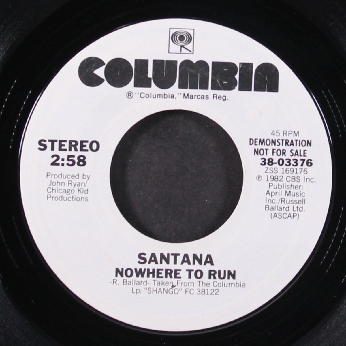 nowhere to run / same by SANTANA