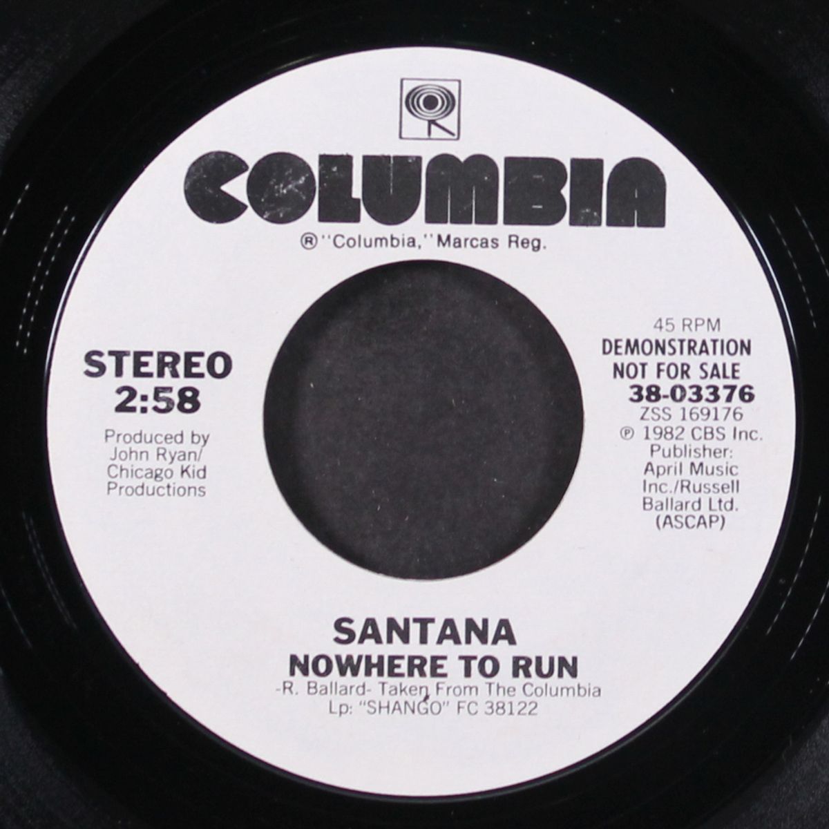 nowhere to run / same by SANTANA