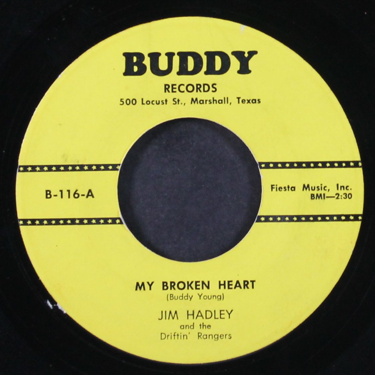 wanted / my broken heart by JIM HADLEY