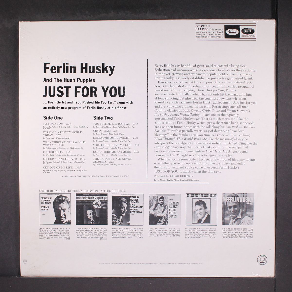 just for you by FERLIN HUSKY