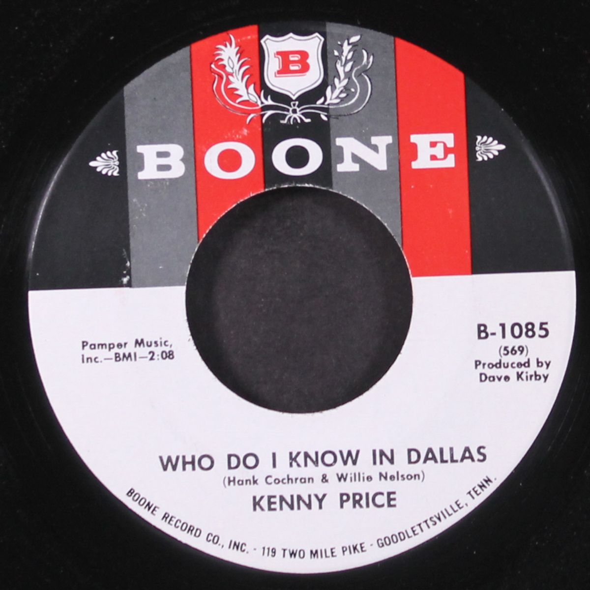 who do i know in dallas / i'm a long way from home by KENNY PRICE