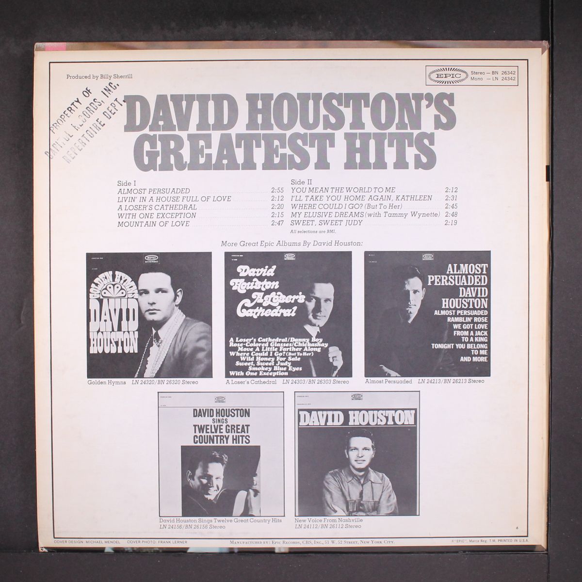 greatest hits by DAVID HOUSTON