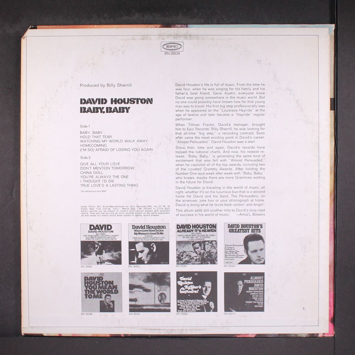 baby, baby by DAVID HOUSTON