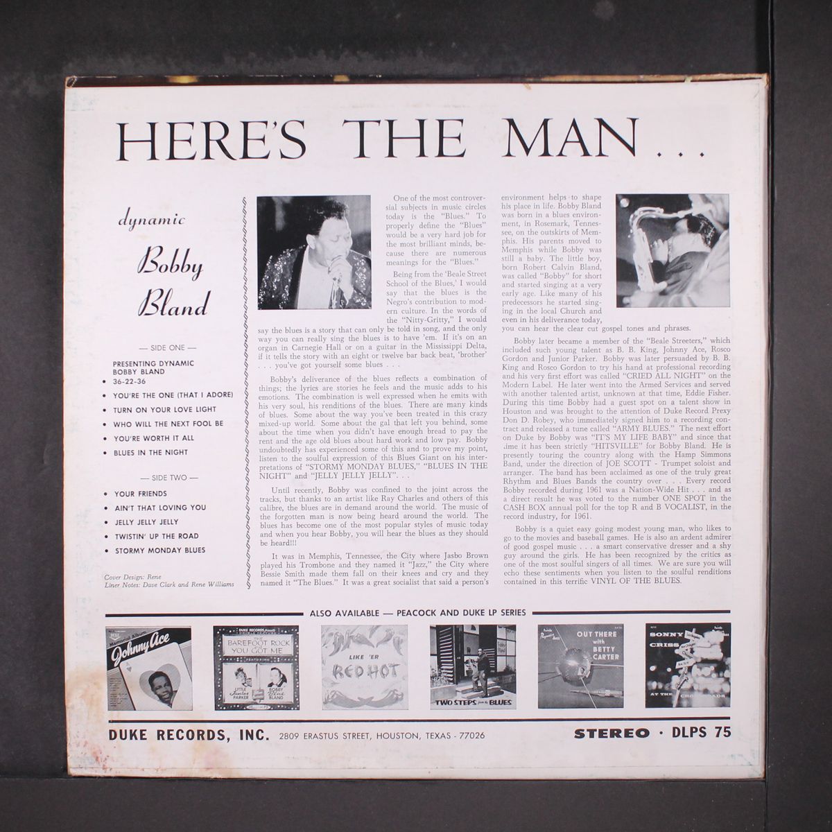 here's the man by BOBBY BLAND