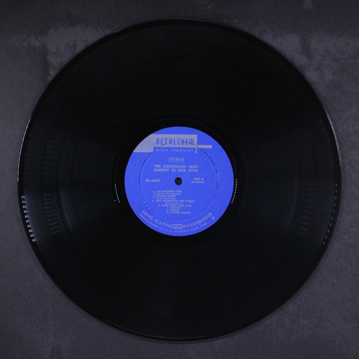in free style by AUSTRALIAN JAZZ QUINTET