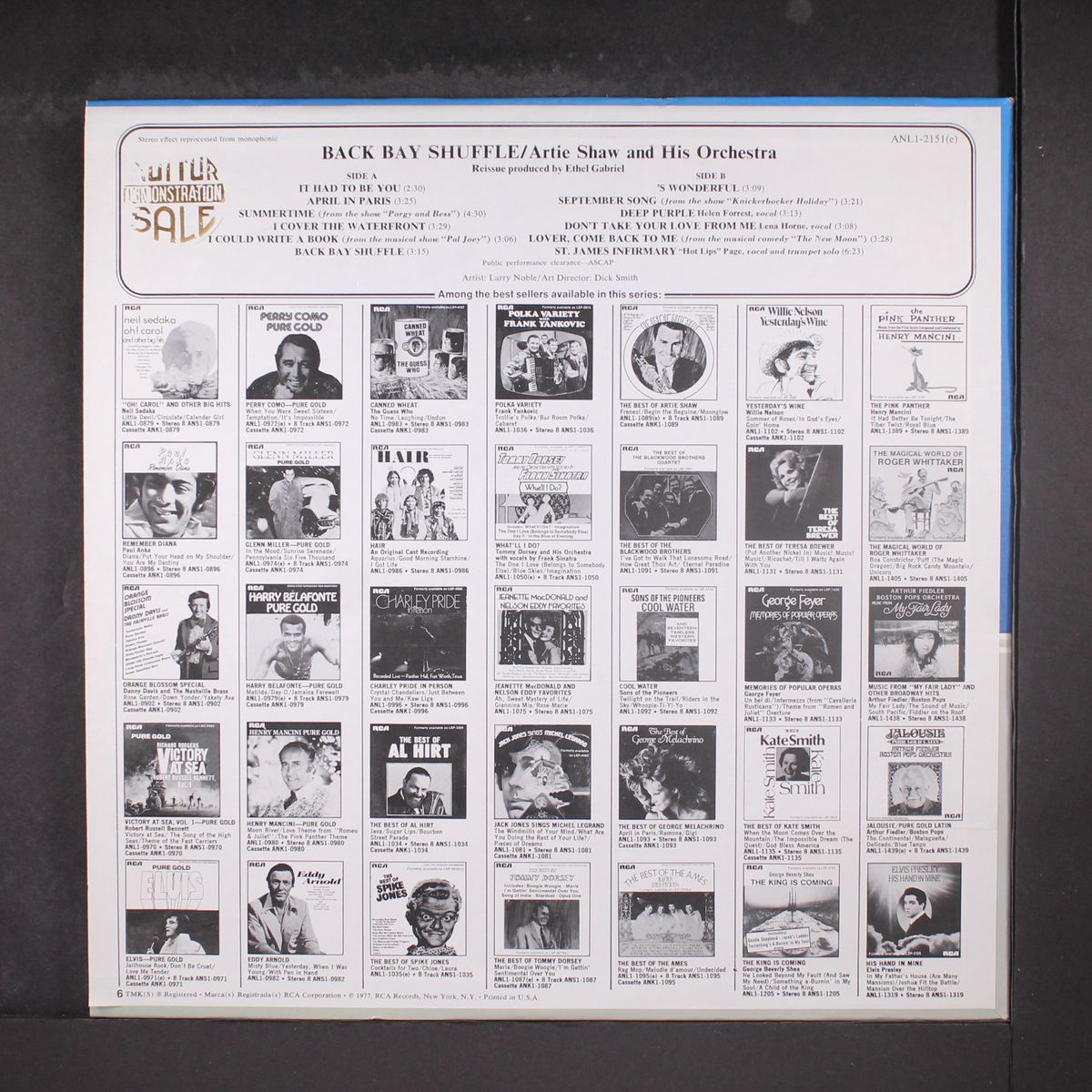 backbay shuffle by ARTIE SHAW