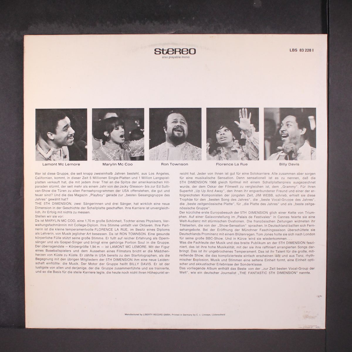 the fantastic 5th dimension by 5TH DIMENSION