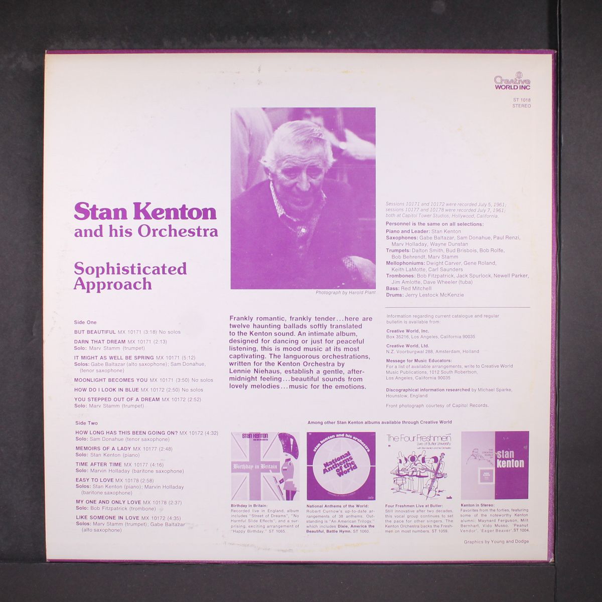sophisticated approach by STAN KENTON