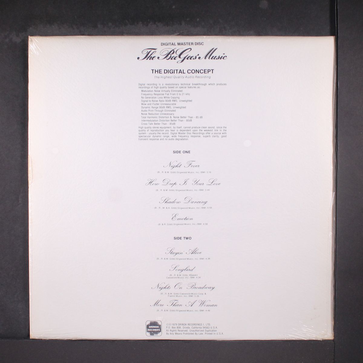 the bee gees' music by MAESTRO CARMEN DRAGON
