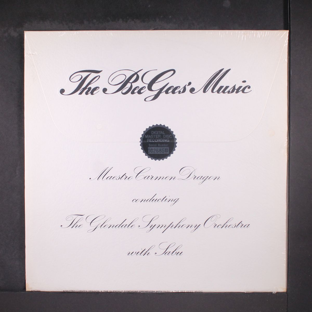 the bee gees' music by MAESTRO CARMEN DRAGON