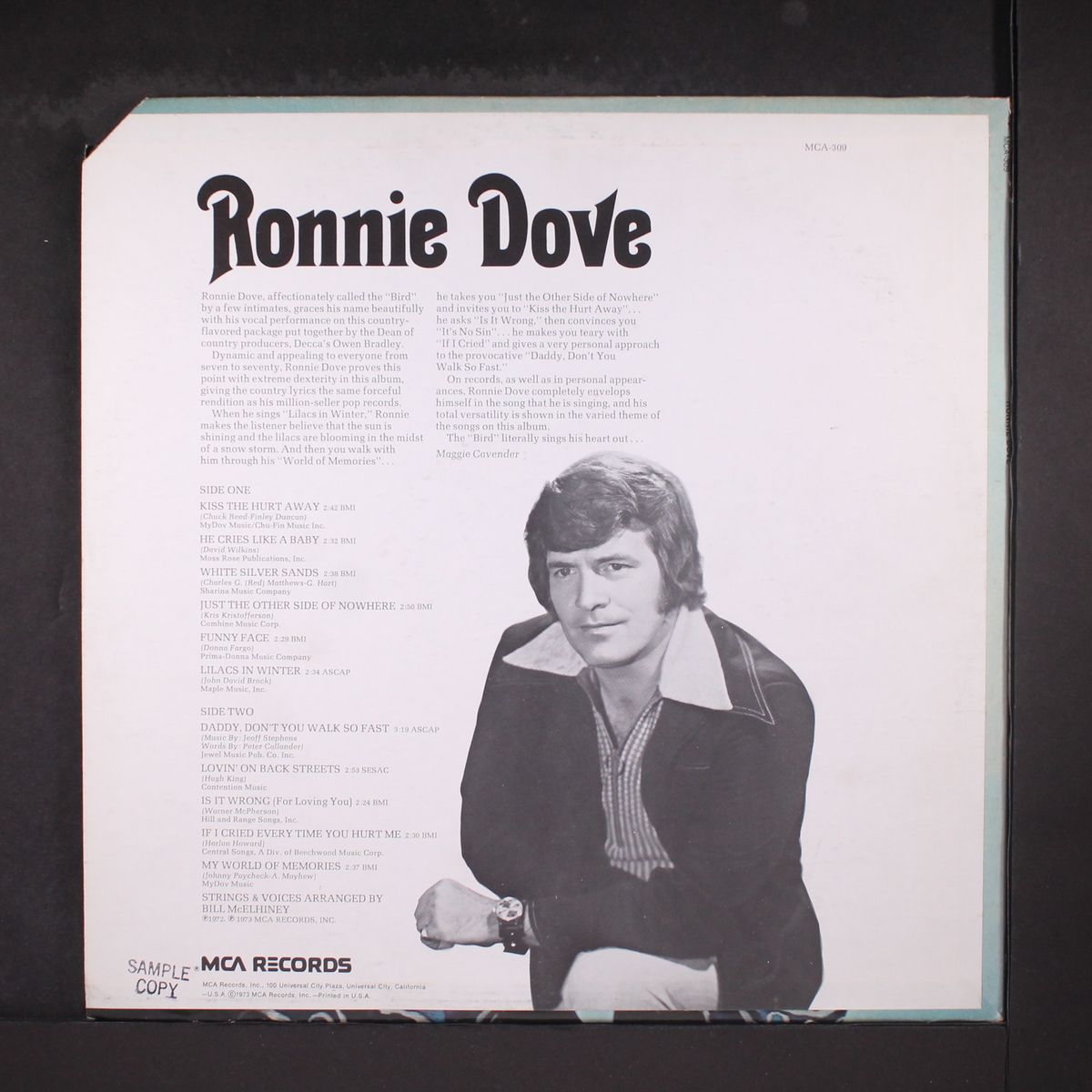 ronnie dove by RONNIE DOVE