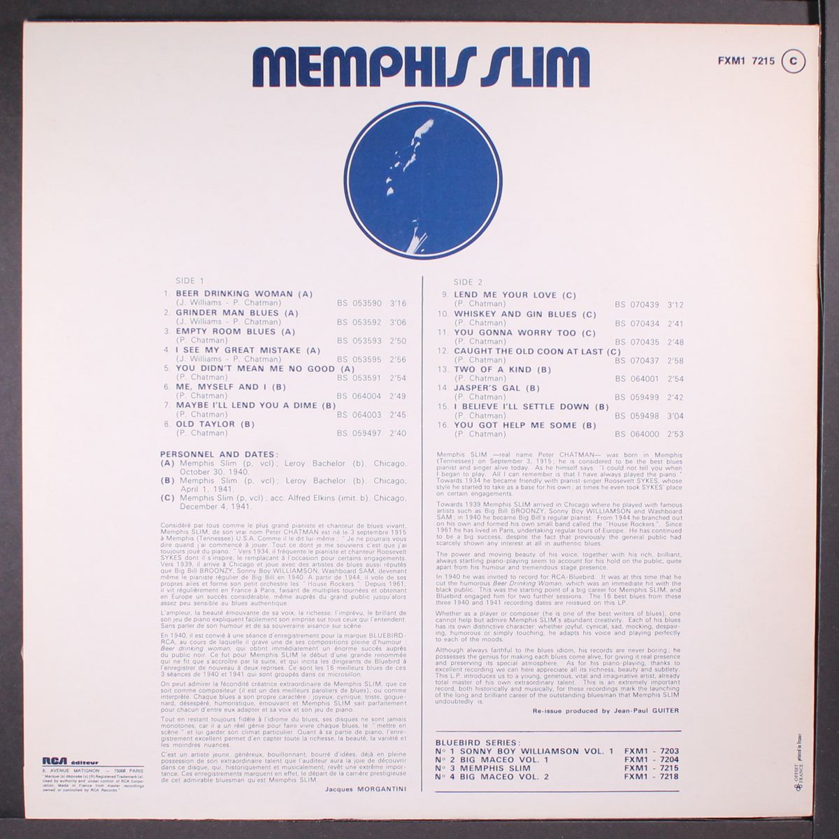 bluebird no. 3 by MEMPHIS SLIM