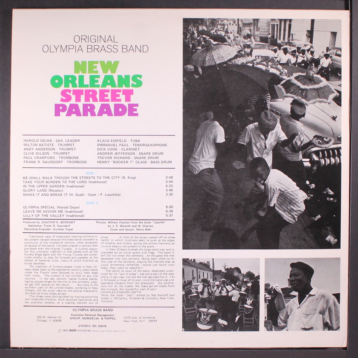 new orleans street parade by ORIGINAL OLYMPIA BRASS BAND