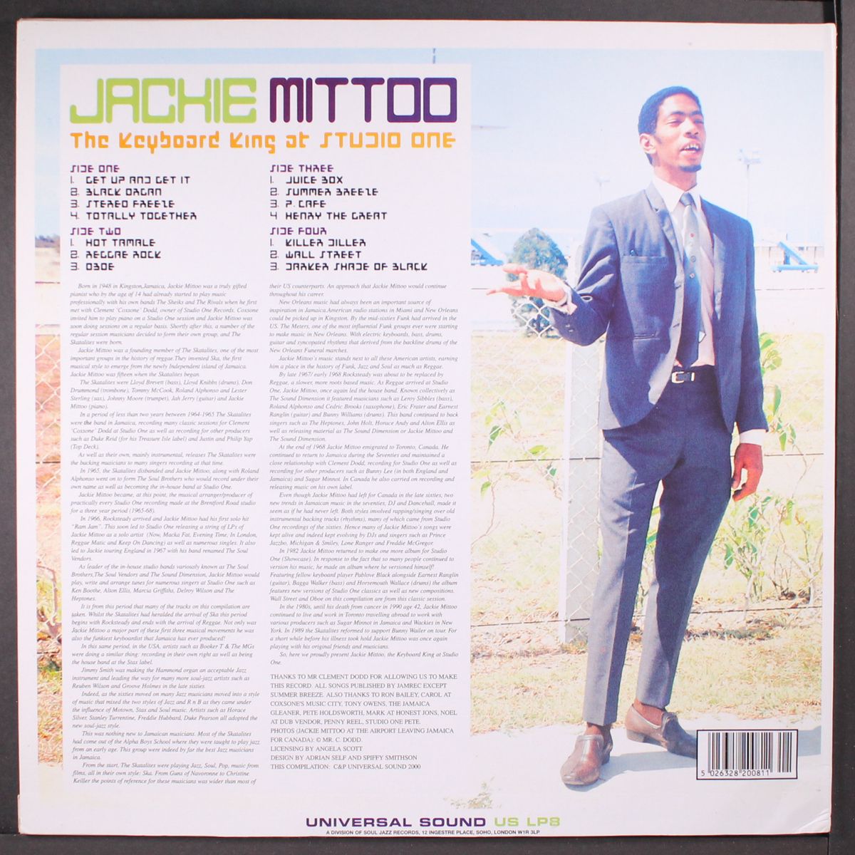 the keyboard king at studio one by JACKIE MITTOO
