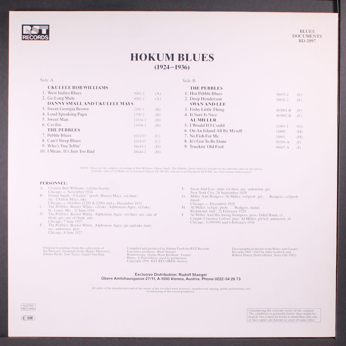 hokum blues (1924-1936) by VARIOUS