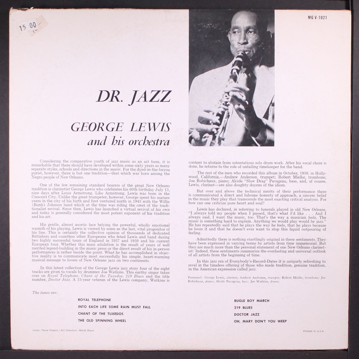 dr. jazz by GEORGE LEWIS