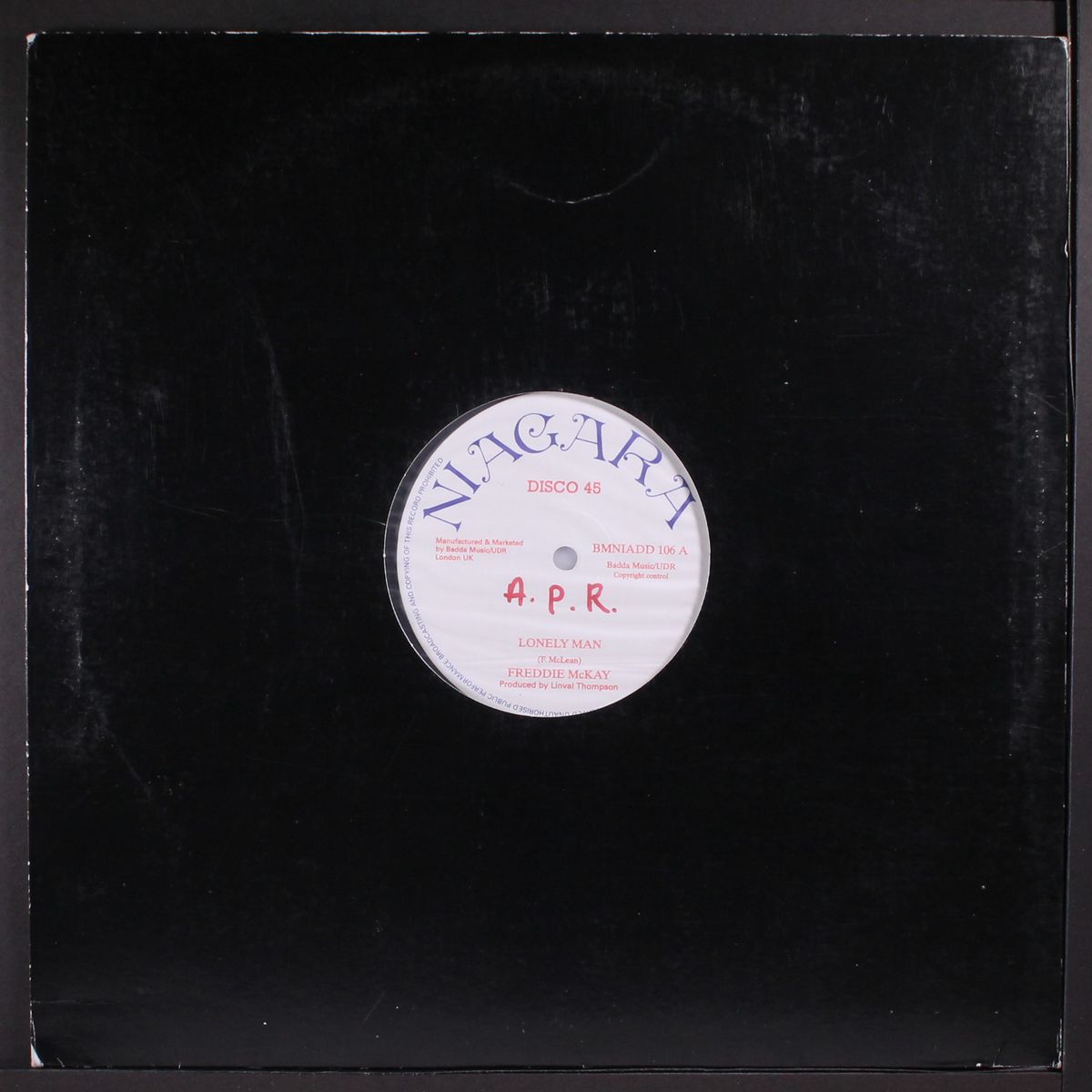 lonely man / dub by FREDDIE MCKAY