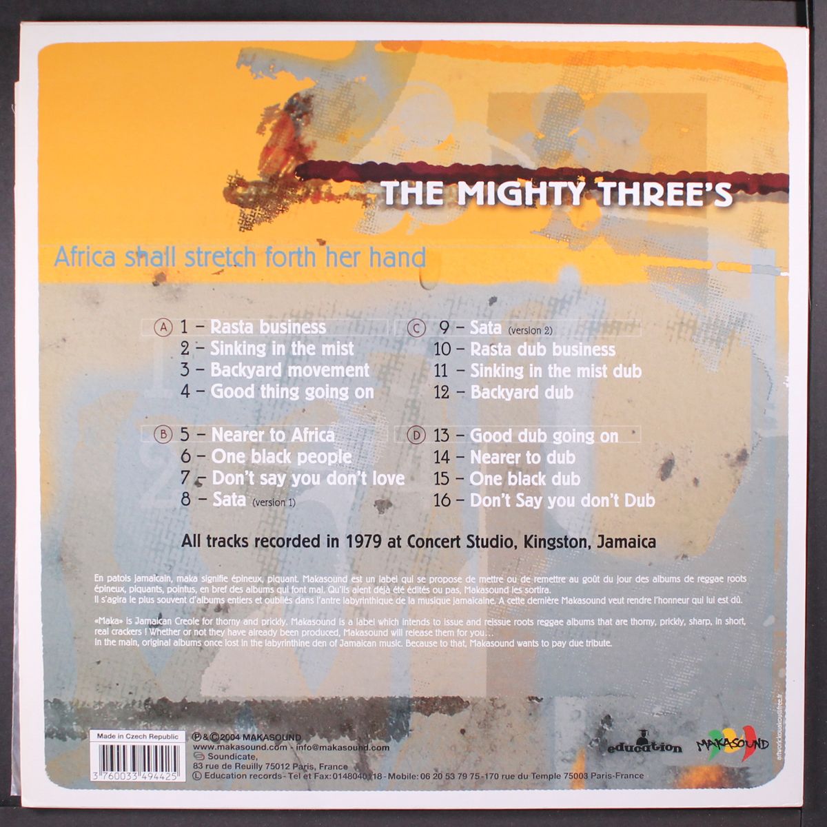 africa shall stretch forth her hand by MIGHTY THREES