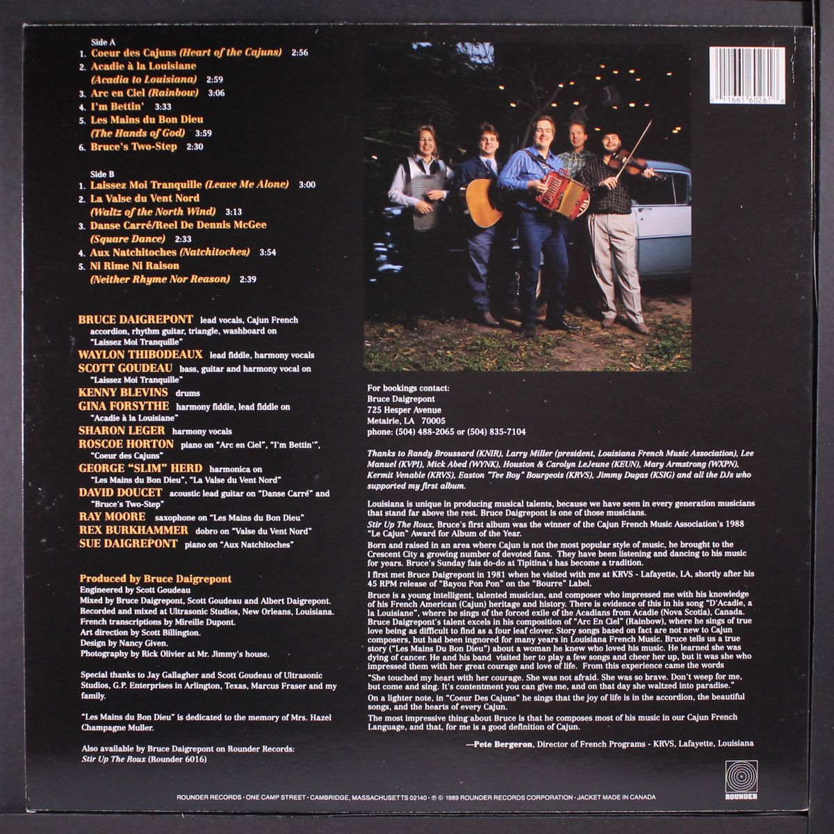 coeur des cajuns by BRUCE DAIGREPONT