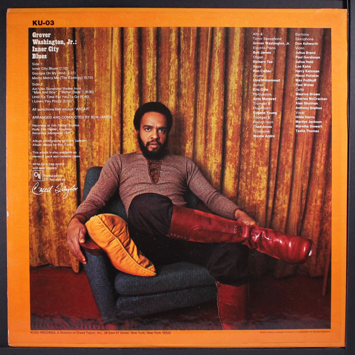 inner city blues by GROVER WASHINGTON, JR.