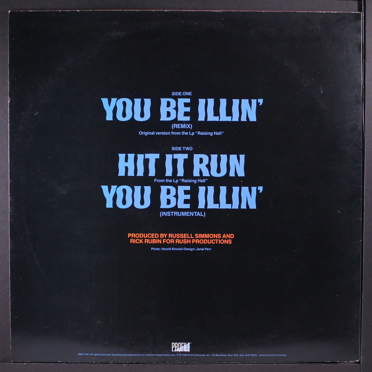you be illin' remix by RUN-D.M.C.