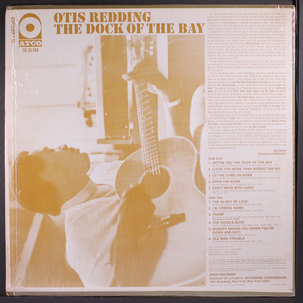 the dock of the bay by OTIS REDDING