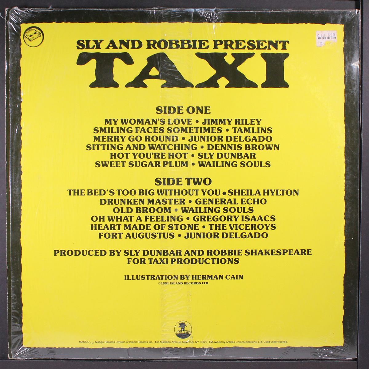 taxi by SLY & ROBBIE