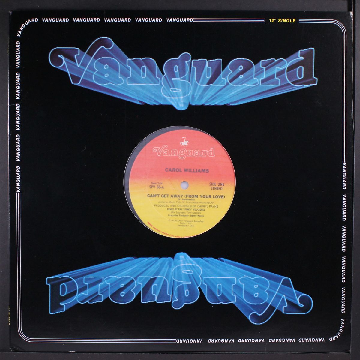 can't get away (from your love) / instro by CAROL WILLIAMS