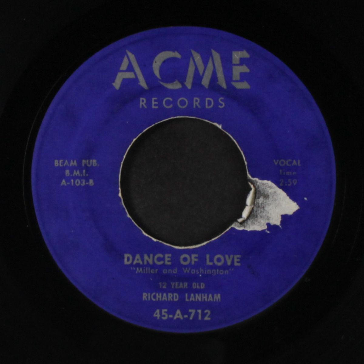 on your radio / dance of love by RICHARD LANHAM