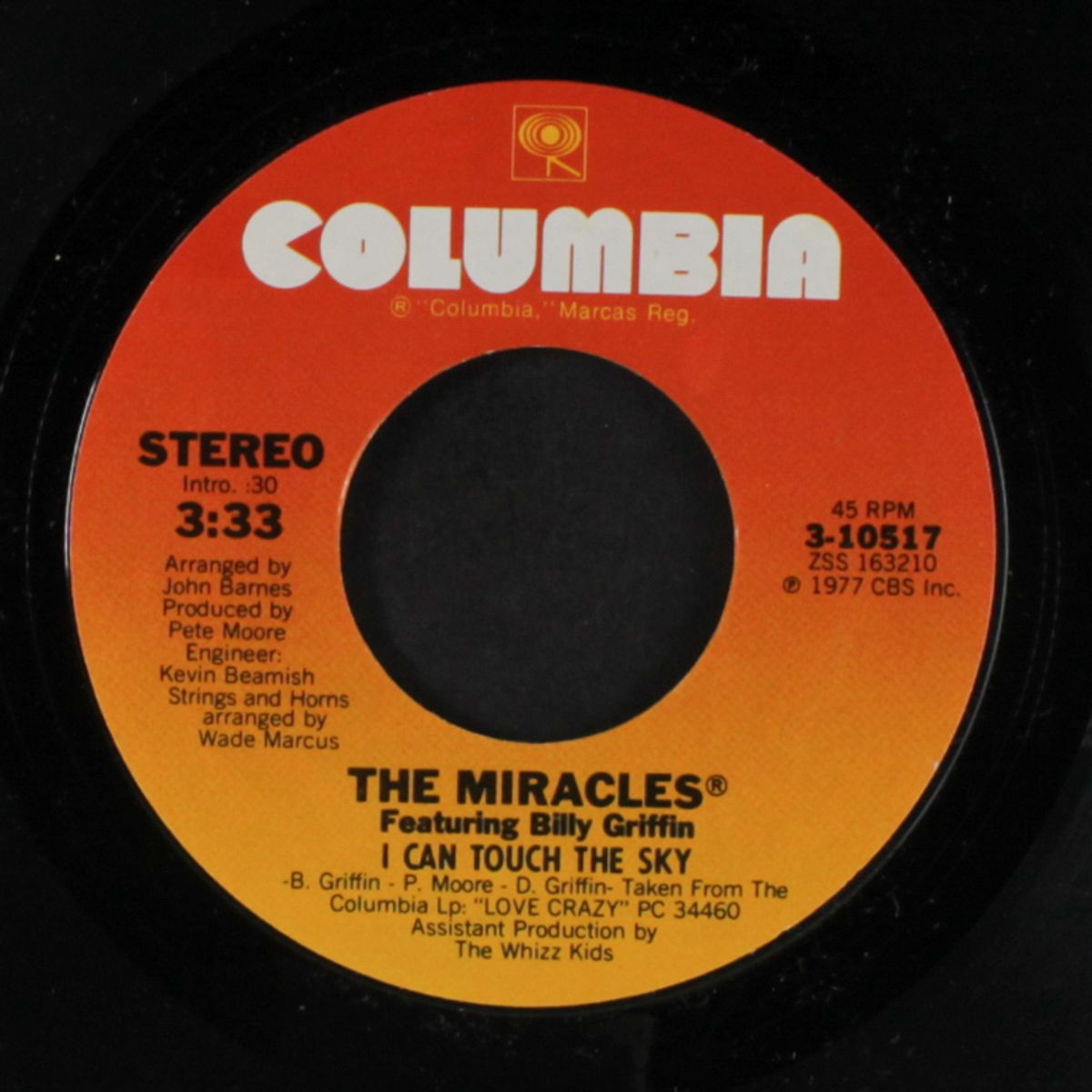 i can touch the sky / women ( make the world go around) by MIRACLES