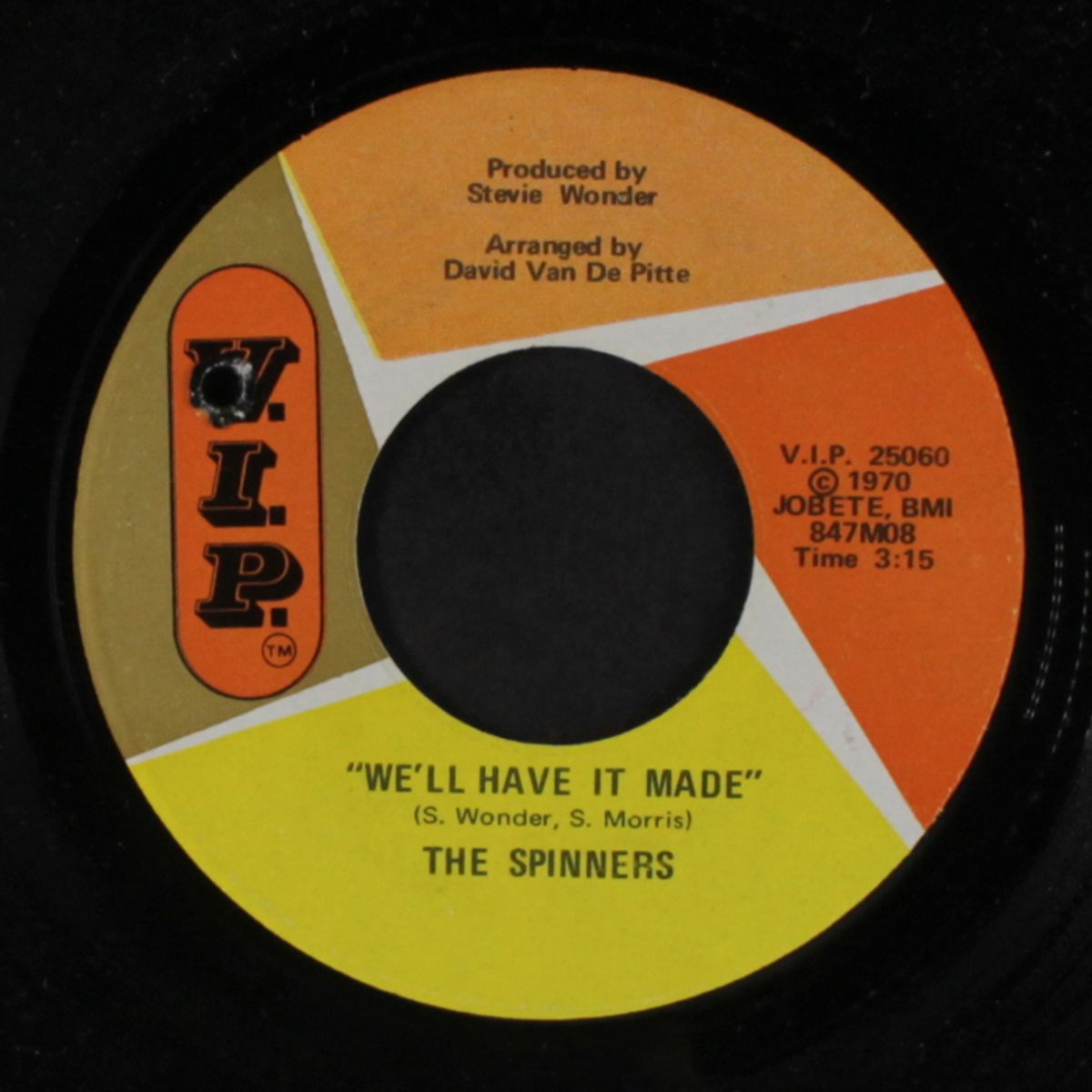 we'll have it made / my whole world ended by SPINNERS