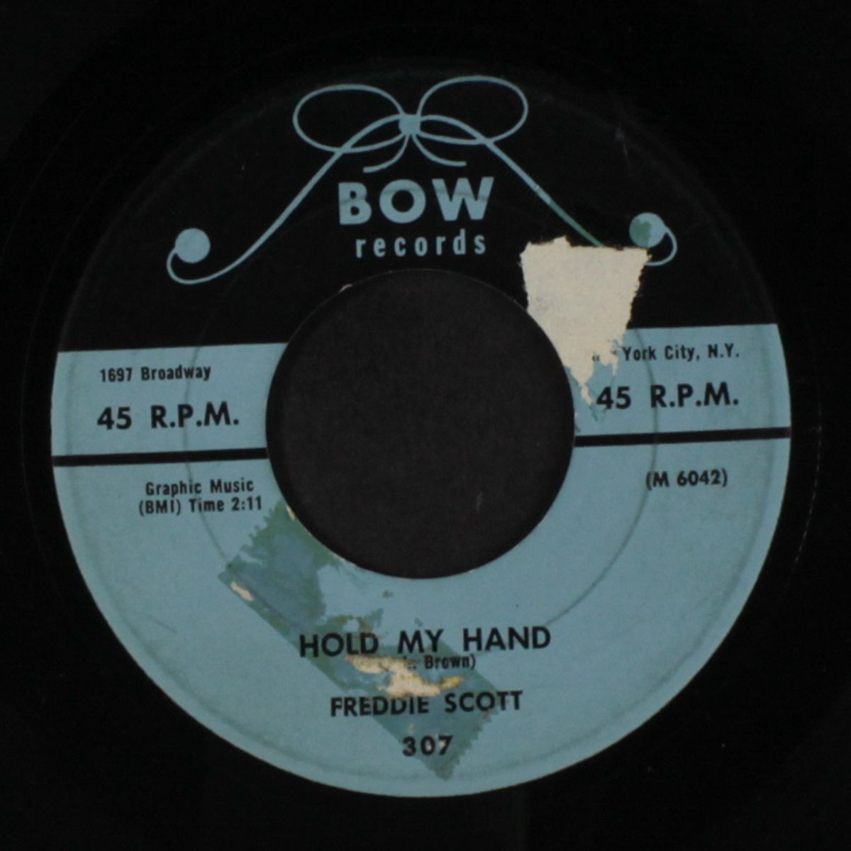 hold my hand / tell them for me by FREDDIE SCOTT
