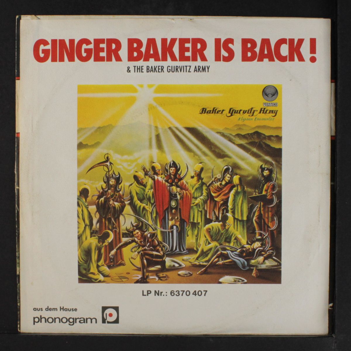 the gambler / time by GINGER BAKER & BAKER GURVITZ ARMY