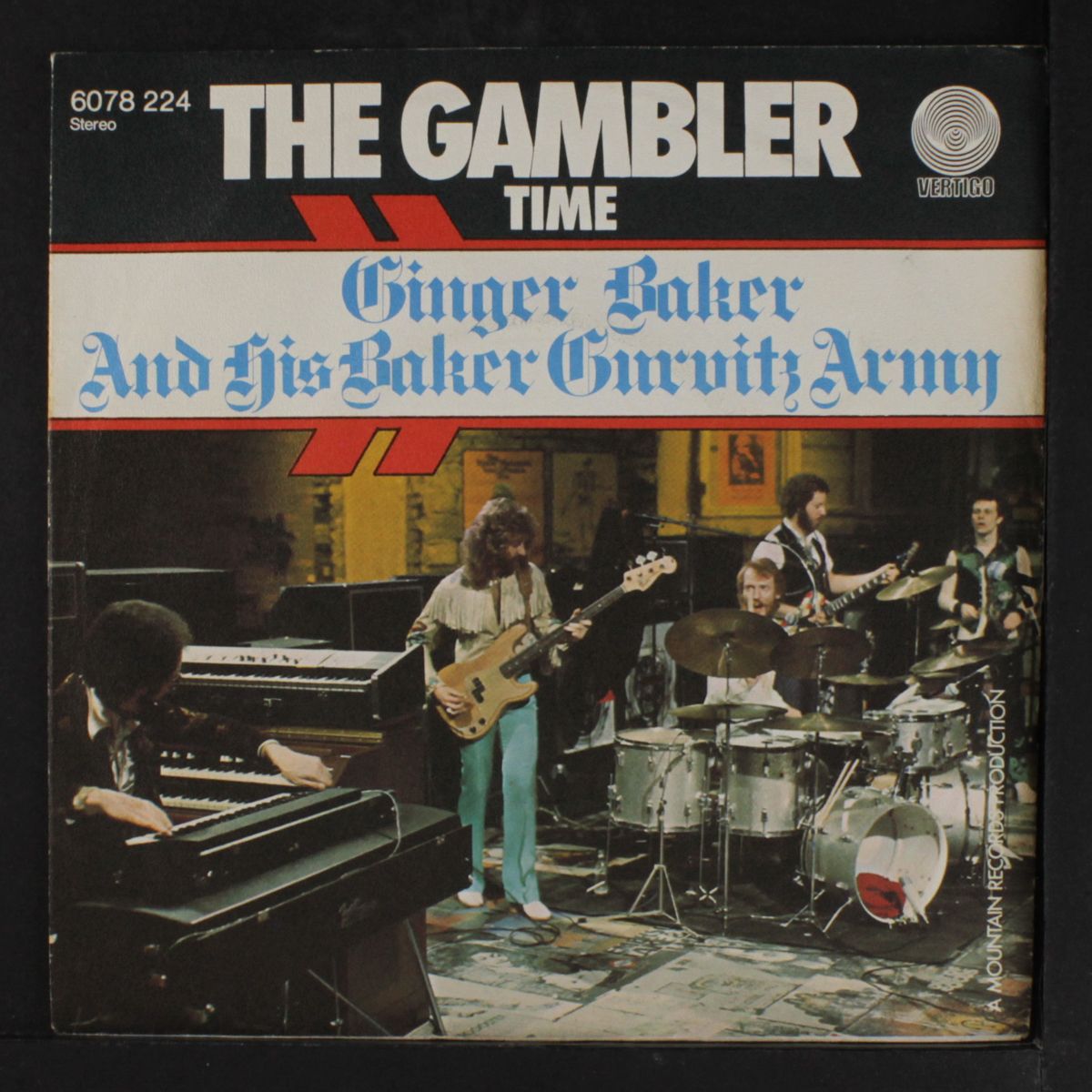 the gambler / time by GINGER BAKER & BAKER GURVITZ ARMY