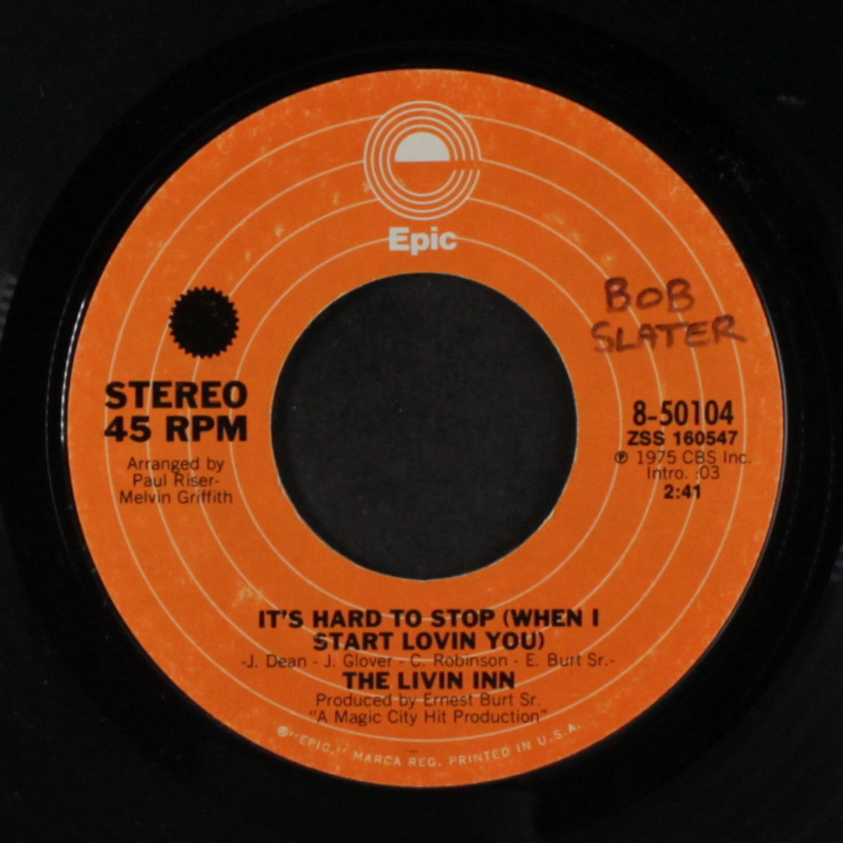 it's hard to stop (when i start lovin you) / with your love came by LIVIN INN