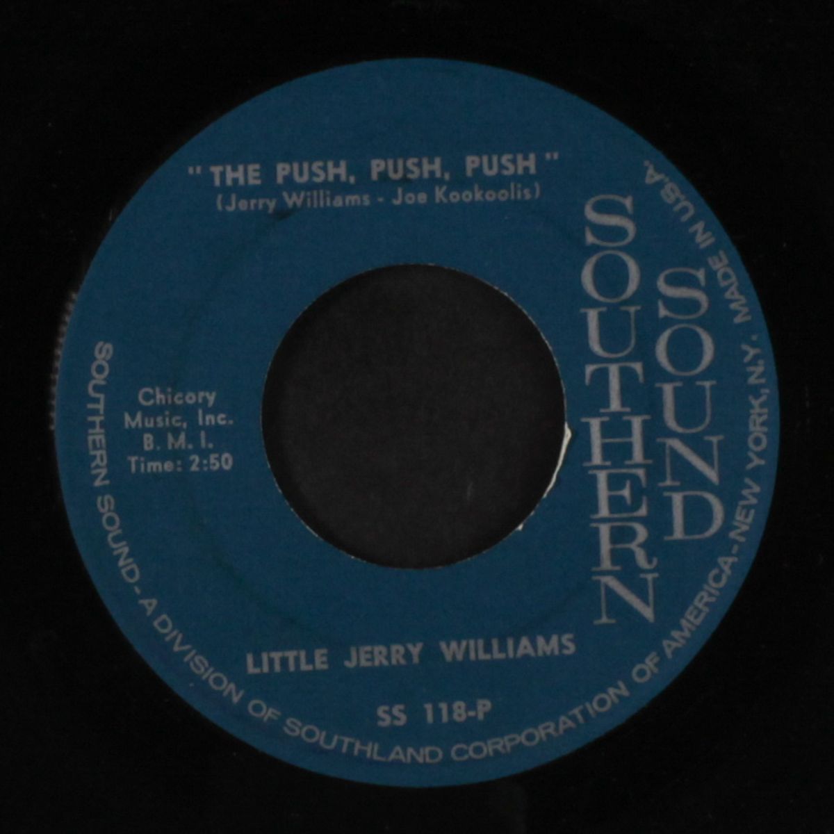 i'm the lover man / the push, push, push by LITTLE JERRY WILLIAMS
