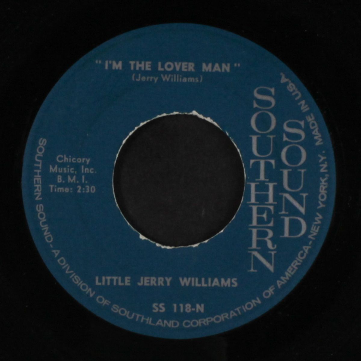 i'm the lover man / the push, push, push by LITTLE JERRY WILLIAMS