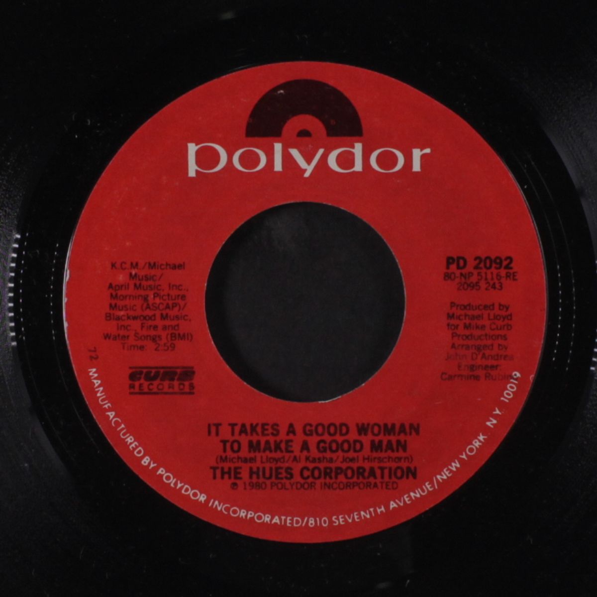 something in return / it takes a good woman to make a good man by HUES CORPORATION