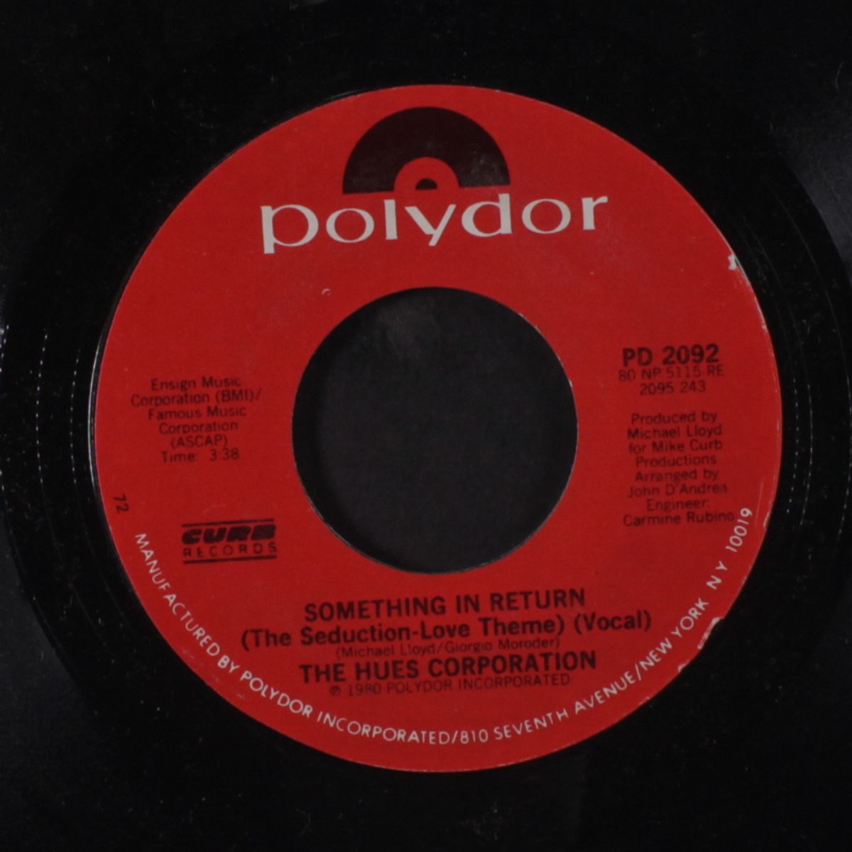 something in return / it takes a good woman to make a good man by HUES CORPORATION