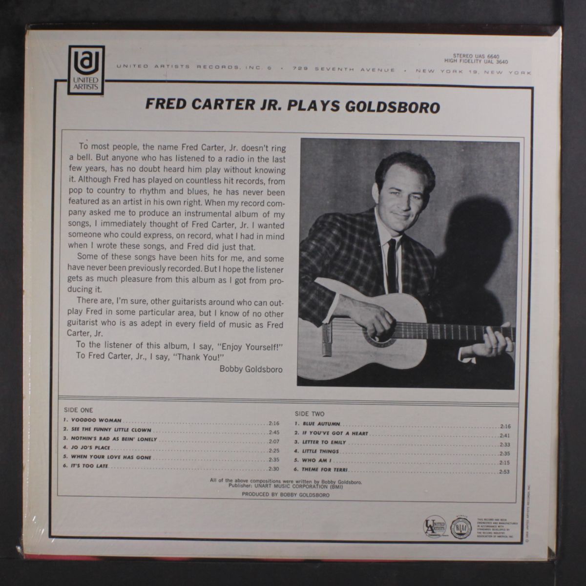 plays goldsboro by FRED CARTER JR.