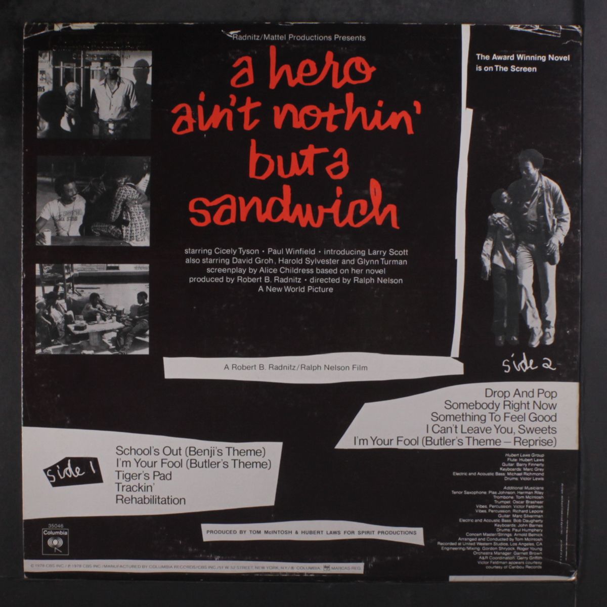 a hero ain't nothin' but a sandwich by SOUNDTRACK