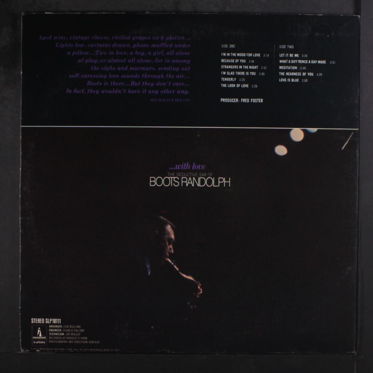 ...with love by BOOTS RANDOLPH