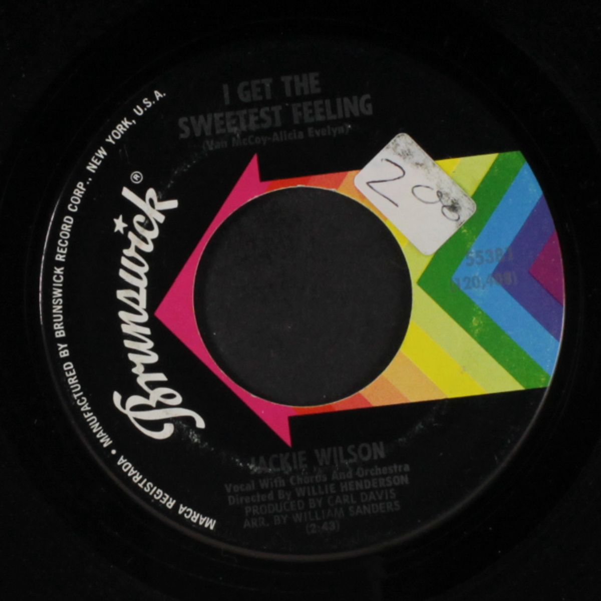 i get the sweetest feeling / nothing but heartaches by JACKIE WILSON